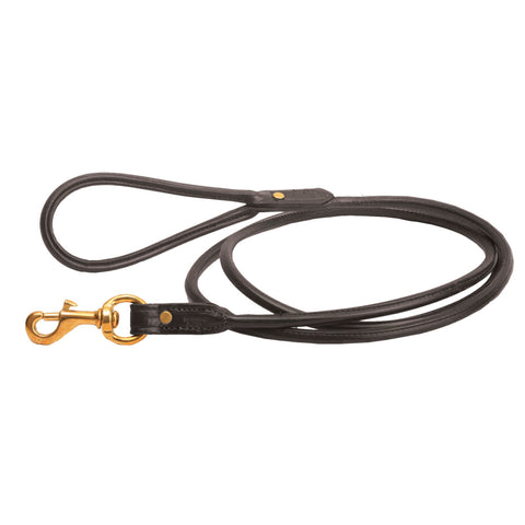 Tory Leather Rolled Leather Dog Leash