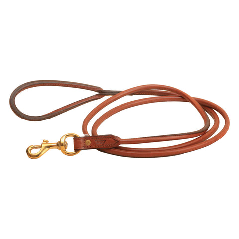 Tory Leather Rolled Leather Dog Leash