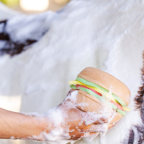 The Tack Hack Burger Body Sponge