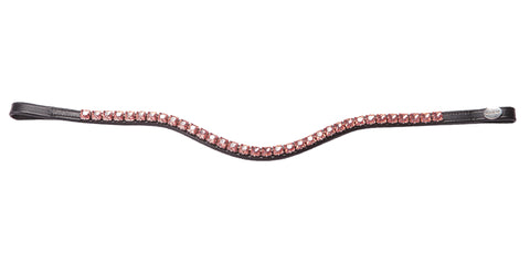 Kavalkade Square Rose Crystal Browband