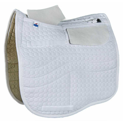 E.A. Mattes Dressage EuroFit Quilt Only Correction Pad with Pockets for Shims