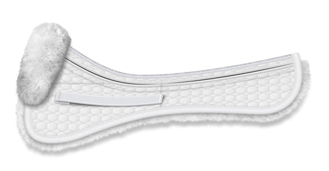 E.A. Mattes Platinum EWWA Sheepskin Dressage Correction Half Pad