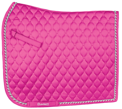 Ovation® Quilted Satin Dressage Pad