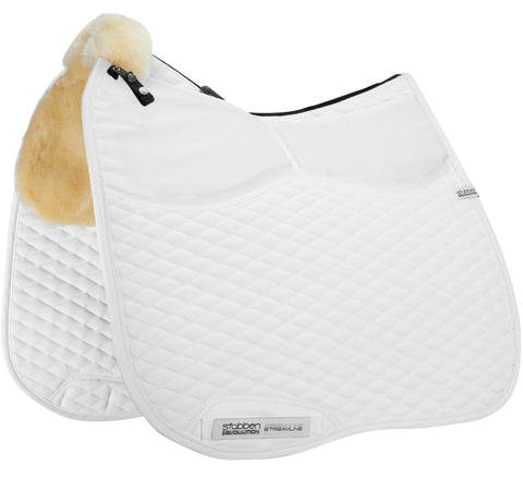 Stübben Adjuster Streamline Dressage Pad with Lambswool