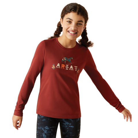 Ariat® Kids’ Blossom Pony Tee