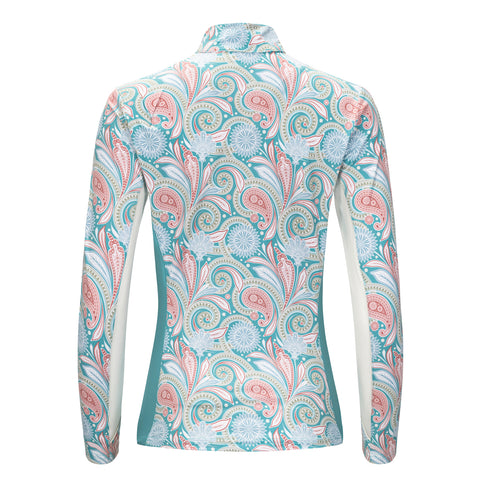 Arista® Ladies’ Viva Quarter-Zip Long Sleeve Shirt