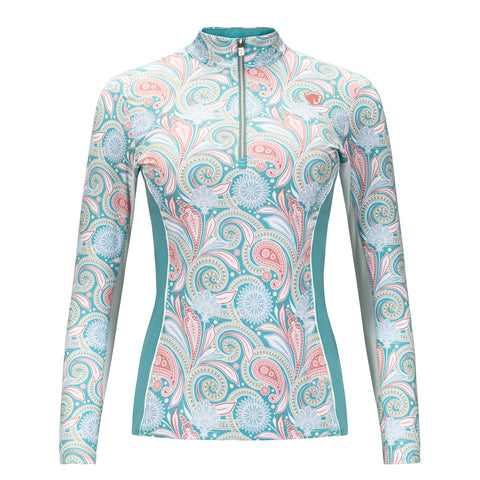 Arista® Ladies’ Viva Quarter-Zip Long Sleeve Shirt