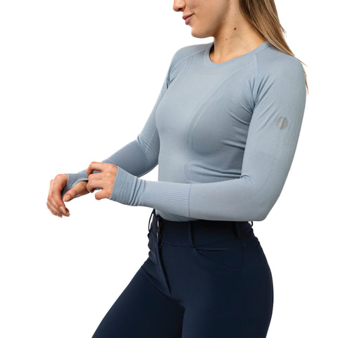 TKEQ Ladies’ Kennedy Seamless Long Sleeve Top