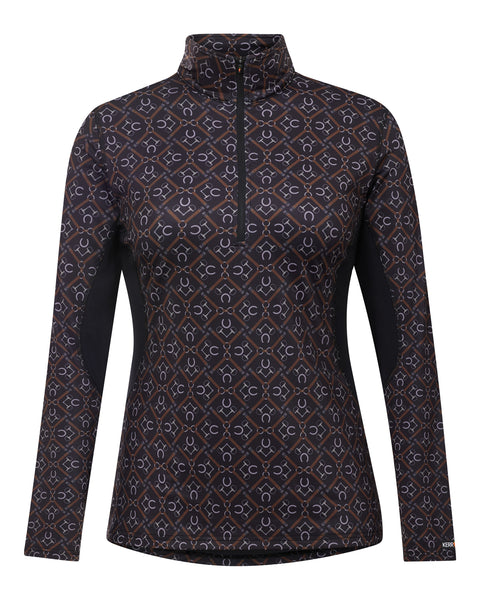 Kerrits® Ladies’ On Course Quarter-Zip Fleece Tech Top