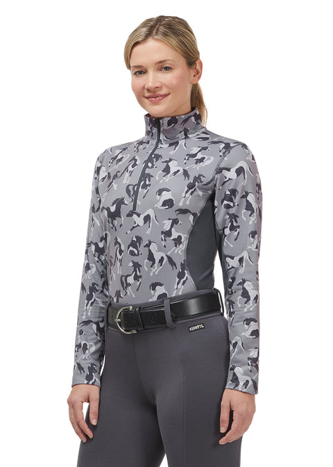 Kerrits® Ladies’ On Course Quarter-Zip Fleece Tech Top