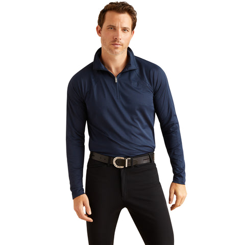 Ariat® Men’s Sunstopper Quarter-Zip Base Layer 3.0