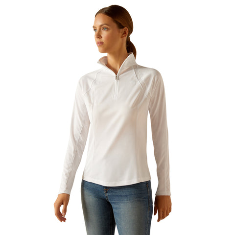 Ariat® Ladies’ Sunstopper Quarter-Zip Base Layer 3.0