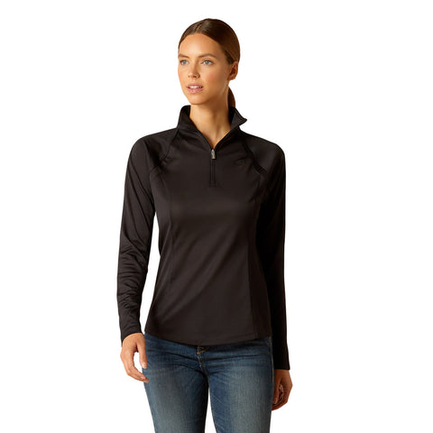 Ariat® Ladies’ Sunstopper Quarter-Zip Base Layer 3.0