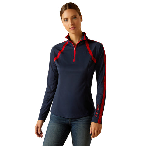 Ariat® Ladies’ Sunstopper Quarter-Zip Base Layer 3.0