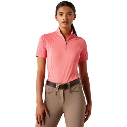 Ariat® Ladies’ Soquel Quarter-Zip Short Sleeve Shirt