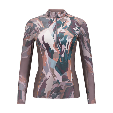 Arista® Ladies’ Spirit Quarter-Zip Long Sleeve Shirt