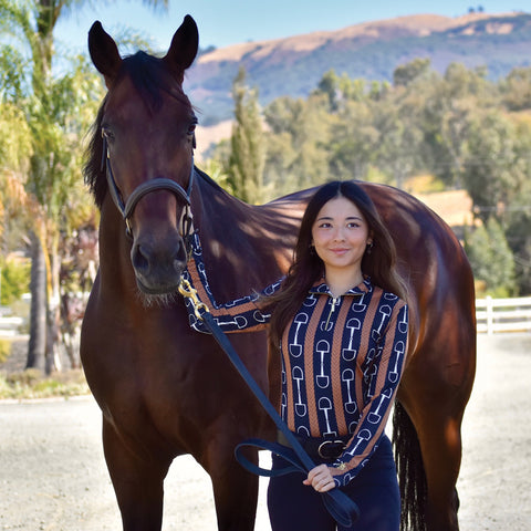 Dancing Equestrian Ladies’ Bits and Braids Base Layer Shirt