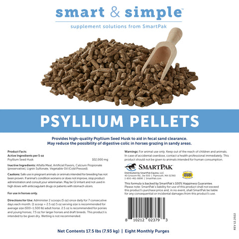 SmartEquine™ Smart & Simple® Psyllium Pellets - 17.5 lbs.