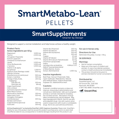 SmartEquine™ SmartMetabo-Lean® Pellets - 7.5 lbs.
