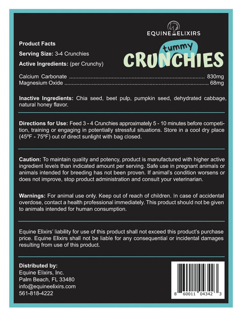 Equine Elixirs Tummy Crunchies Antacid Crunchies - 17 servings (store only)