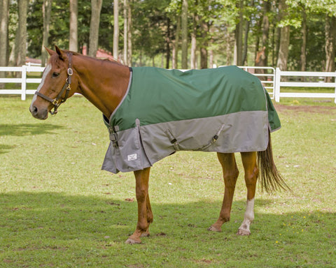 TuffRider® Mini 1200D Ripstop Medium-Weight Two-Tone Standard Neck Turnout Blanket
