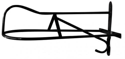 Western or English Wall-Mount Saddle Rack with Hook