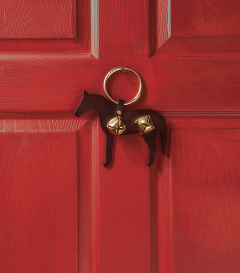 Tory Leather Company Sleigh Bell Door Hanger