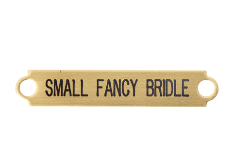 2" Fancy Bridle Nameplate