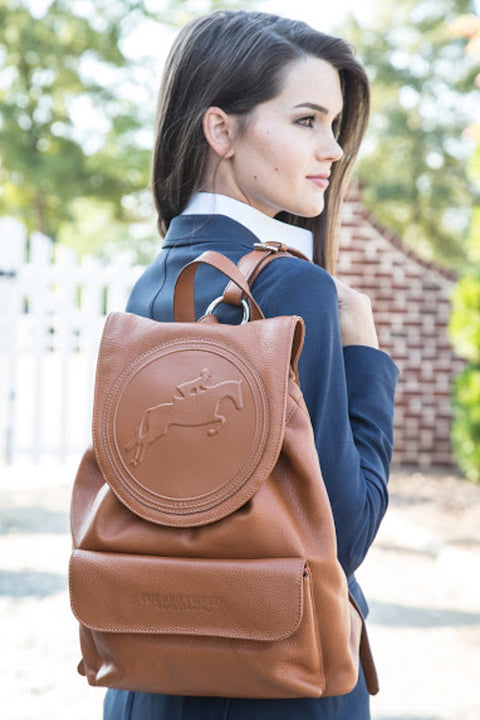 Tucker Tweed Equestrian™ Brandywine Leather Backpack