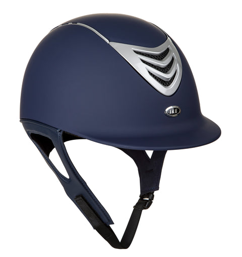 IRH® IR4G Matte Helmet, Navy Finish with Silver Vent