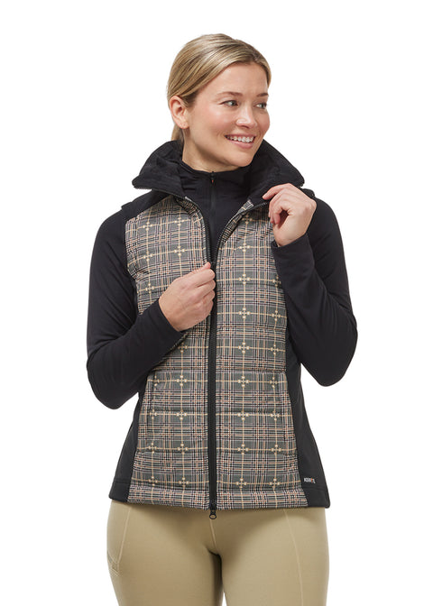 Kerrits® Ladies’ Bits of Plaid Quilted Vest